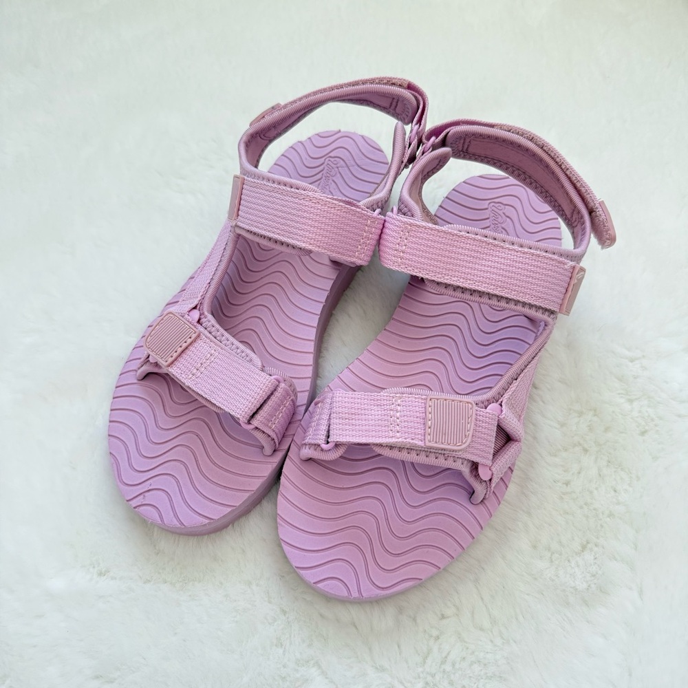 NEW Universal Thread Pink Lavender Velcro Sandals Rubber Sole Target